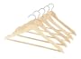 Whitmor 6026-340 Natural Wood Collection Suit Hanger Set of 5