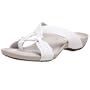 Clarks Women's Rode Sandal,White,6.5 M