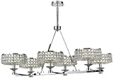 Chelsea 39 inch island light in chrome