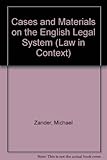 Cases and materials on the English legal system
