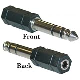 Buy 1 4 inch Stereo Male 3.5mm Stereo Female Adaptor by Cblwhl