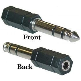 Buy 1 4 inch Stereo Male 3.5mm Stereo Female Adaptor by Cblwhl now!