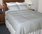 Microfiber Twin Mini Duvet Cover Set, Grey