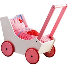 Doll Pram Hearts Haba Toys