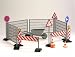 Toys : Construction set: railings, site signs, barrow and pylons