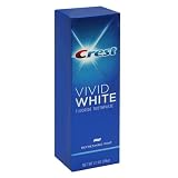 Crest Vivid White Fluoride Toothpaste, Refreshing Mint , 4.1-Ounce Tubes (Pack of 4)