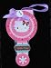 Japanese Sanrio Happy Holidays Memo Pad with a Jingle Bell (Mirror Shaped)