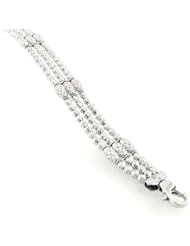 Officina Bernardi Silver 3-Row Bracelet