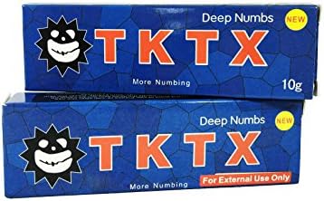 Lidocaine 5% Tattoo Numbing Anaesthetic Numb Cream More Numbing 2-3 Hours Size 10 G.x 2 PCS
