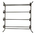 Scroll Metal Magazine Rack - Black