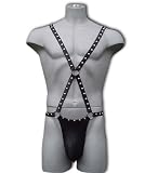 Male Power Men's Fetish Lingerie, Warrior, Black, Large/Xlarge