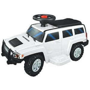 Hummer H3 6V Battery Operated Ride On Toy Car- White