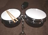 Groove Percussion LT156 13 & 14 inch Metal Latin Timbale - B001QLAMOQ