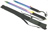 Sporting Goods : 2 pc Ninja Sword Set SW0244-2SRB