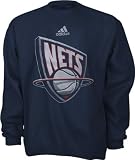 New Jersey Nets Youth adidas Team Logo Fleece Crewneck Sweatshirt