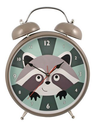 Jumbo Raccoon Talking Alarm Clock