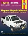 Haynes Toyota Tacoma, 2005 thru 2009 Repair Manual (92077)