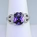 10x8MM 3.00 CT Purple Ring Antique Look In title=