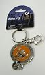 Nightmare Before Christmas Jack Skellington Orange Metal Keychain Key Chain