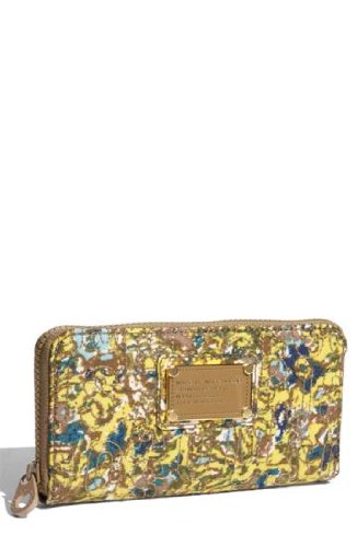 Marc Jacobs Pretty Large Zip Wallet Pebble Multi