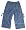 Pampolina Blue Summer Capri Waist Cotton Capri