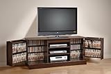 Plasma TV Stand Console Table - Espresso Finish