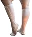 Xpandasox Women's Plus Size/Wide Calf Brocade Cotton Blend Knee High Socks