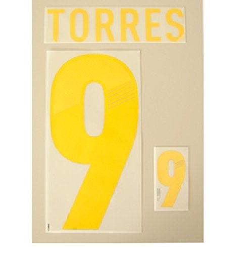 Original Spanien Spain Torres Flock für Adidas Home Trikot EM 2012-Quali WM 2014