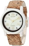 Sprout Women's ST/5510CMCK Diamond Dial Cork Strap Bio-Degradable Watch