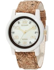 Sprout Womens ST/5510CMCK Diamond Dial Cork Strap Bio-Degradable Watch