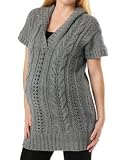 A Pea in the Pod: Short Sleeve Hooded Maternity Sweater