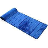 My First Mattress Memory Foam Nap Mat with Removable Pillow, Blue