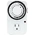 iPower GLTIME 24-Hour Grounded Analog Timer, UL listed, 120 Volt; 15A; 1725W, 15 Minute Increments, 24 hours Settings, Surge Protection; Heavy Duty Construction. For Indoor Growing