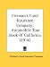 Fireman's Fund Insurance Company: Automobile Tour Book Of California (1914)
