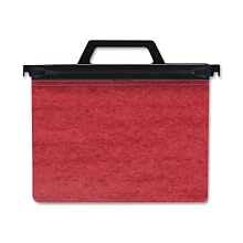 ACCO 3-Hole Laser Printer Hanging Expandable Binder, 8.5 x 11 Inches, Red (55261)