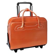 McKlein WILLOWBROOK Brown Detachable-Wheeled Ladies' Briefcase (94984)
