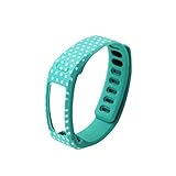 Urparcel 1PCS Large Lime Color With White Dots Spots Replacement WristBand for Garmin Vivofit(No tracker, Replacement Bands Only)