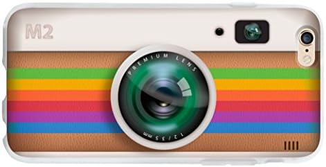 iPhon 6 Plus Camera Skin Art Case Moanc Art Skin Case for iPhone 6 + (rainbow)