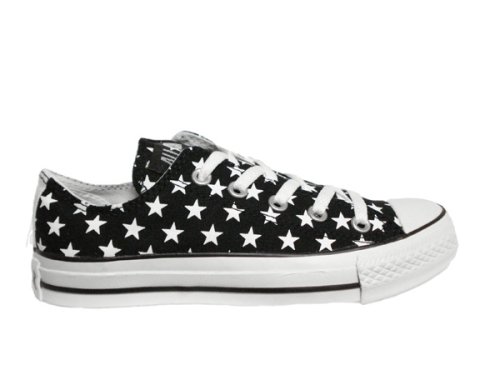 Converse Chuck Taylor All Star Lo Top Stars Black/White