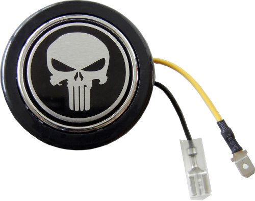  Punisher Skull Steering Wheel Horn Button Japan JDM
