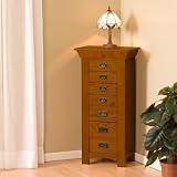 Mission Oak Jewelry Armoire
