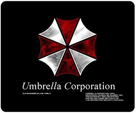 General Personalized Rectangle Non-Slip Mousepad Umbrella Corporation Resident Evil Customized Design Top Quality Water Resistent Oblong Softs