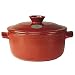Emile Henry Flame Top Round Dutch Oven/Stew Pot, 7 quart, Red