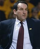 Coack Mike Krzyzewski Duke Blue Devils 8 X 10 J Warren photo