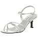 Dyeables Women's Flamingo Sandal,Silver,7.5 M