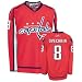 OVECHKIN #8 Washington Capitals RBK Premier NHL Hockey Jersey by Reebok (NHLPA Certified Custom Sewn Authentic Twill)