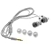 White Universal 3.5mm Stereo Earphones Soft Gel Headset Earbud