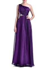 Chiffon One Shoulder Prom Dress 