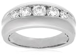14k Choice of White or Yellow Gold Diamond Men's Ring (1 1/2 cttw, H-I Color, I1 Clarity)
