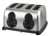 Kalorik 1450-Watt 4-Slice Toaster, Stainless Steel